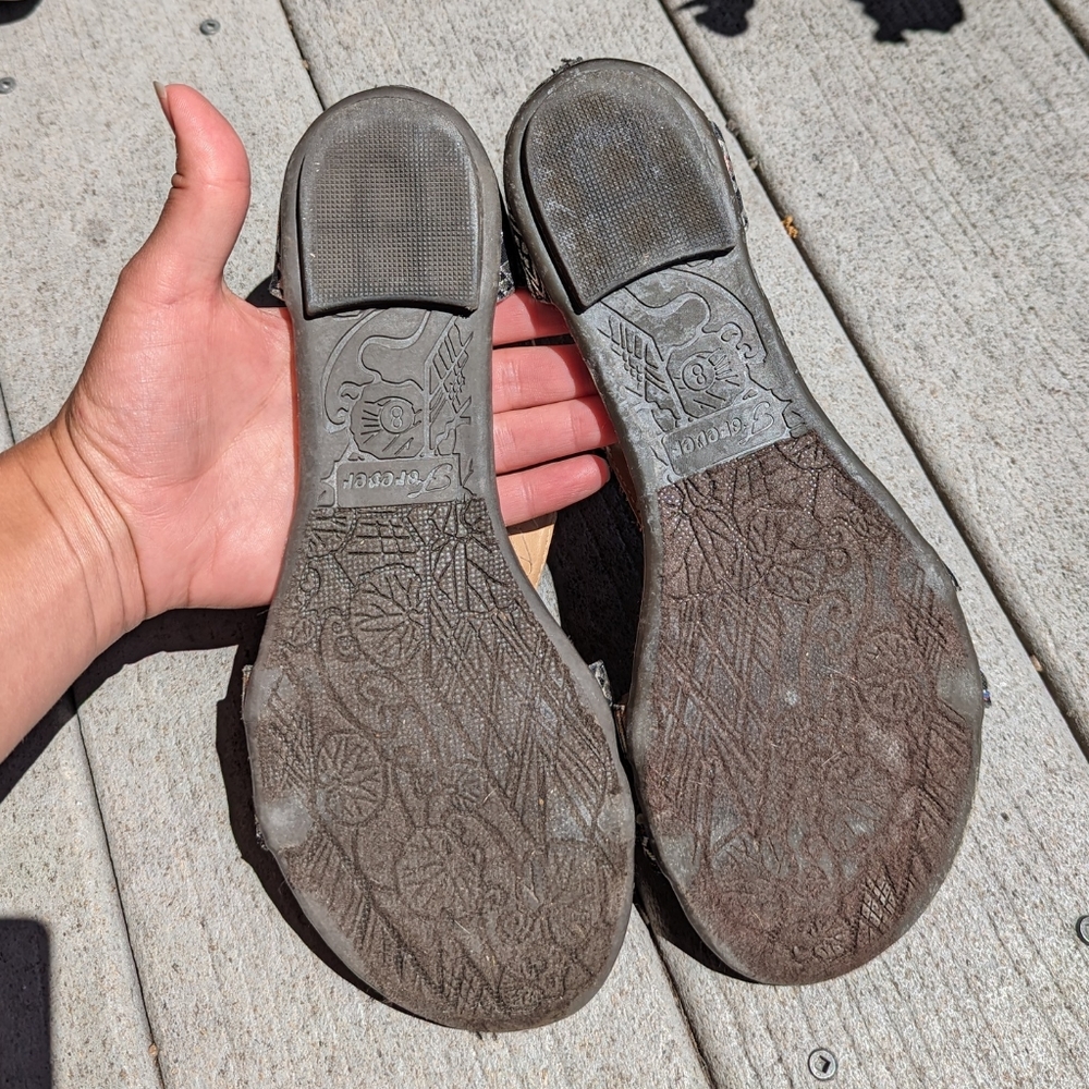 Boho Beaded Sandals - Picture 6 of 9